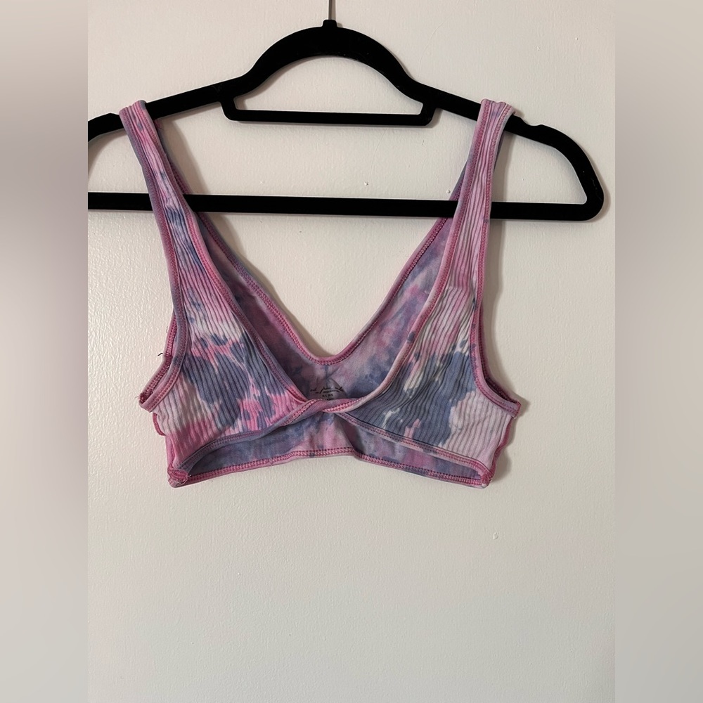 Free People Pink Tie Dye Bra M/L
